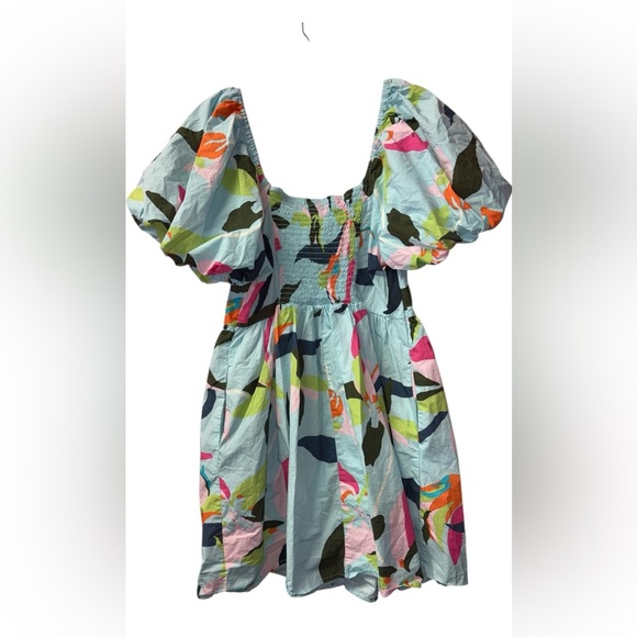 A New Day Green and Blue Sleeveless Sundress - Picture 5 of 8